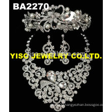 bridal crystal necklace